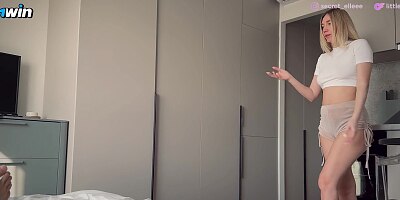 Stepsister says: You can rub my pussy, but not penetration!