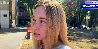 Helped a needy student and fucked her mere pennies - Loly Nebel