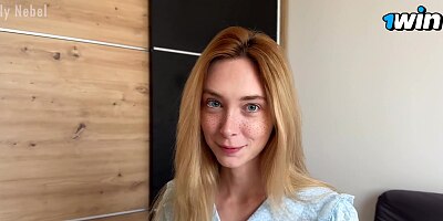 Helped a needy student and fucked her mere pennies - Loly Nebel