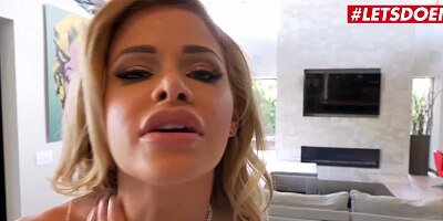LETSDOEIT - Hottest Blonde Jessa Rhodes Cums On Her Sugar Daddy In Vegas