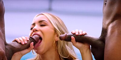 BLACKED - She got two BBCs for the price of one