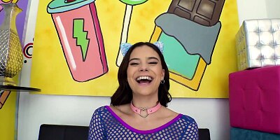 TRUE ANAL Big booty Violet Starr's anal cumback