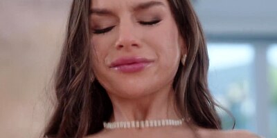 TUSHY: Gorgeous Brunette April's Intense Anal Experience