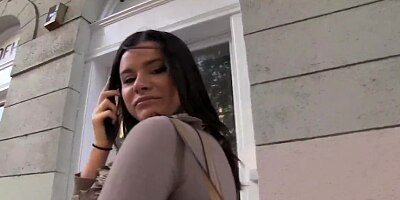 PublicAgent Pretty Brunette Led Underground For Sex With Stranger