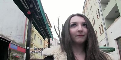 PublicAgent Teen brunette gets fucked hard in a hotel room