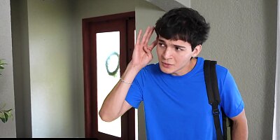 Stepson Returns Home To Find A Perplexing Scene: His Step-nana Cyndi Fucking His Stepmom Vivianne