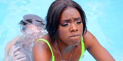 BRAZZERS - Cali Becomes A Voyeur Watching Naughty Couple Ana Foxxx & Dante Fucking In The Pool