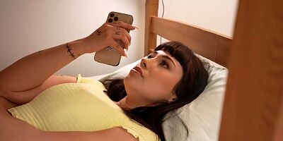 BANGBROS - Beca Barbie Spends Some Quality Time With Her Stepdad While Sucking His Dick