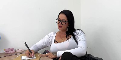 Spoiled Indisciplined fuck and creampie his hot teacher in time in the classroom!
