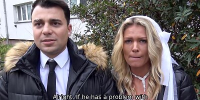 DEBT4K. Debt is the reason bride has sex with stranger near poor groom