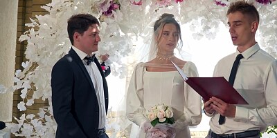 BRIDE4K. A real wedding anal fuck, Bride was nailed by a toastmaster