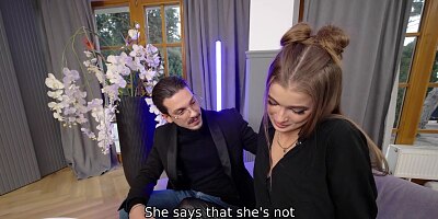 SWAP4K. Cuckold boyfriend watches how we fuck his girlfriend hard