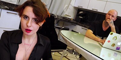 Real Cuckold Wife guy gave his Girlfriend for a debt for a Deep Blowjob - Marty Dope