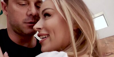 Erotic Blonde Babe Anna Claire Clouds Anal Fuck With Big Hard Dick