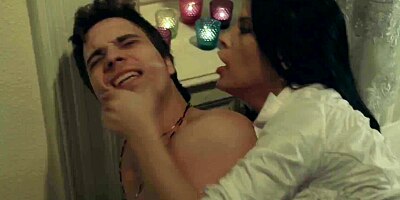 Latina Femdom Girlfriend Wild Strapon Fuck