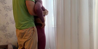 A beautiful MILF after fitness wants to fuck in the ass. A good creampie. DanaKiss
