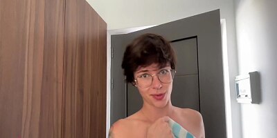 A Horny MILF Invites a Strange Guy for Sex