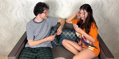 Step Sister Could Choose Whatever She Wants But Asked Me Masturbate Her And We Jerk Off Each Other!