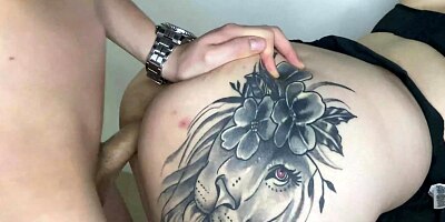 Maid Lets Young College Boy Cum in Her Mouth
