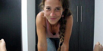 She surprised me with the best blowjob ever! I surprised her with a huge cumshot in her mouth!