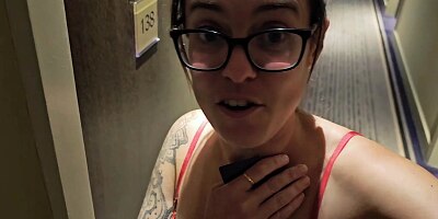 Listening to loud couple fucking in hotel as I rub my clit and finger myself