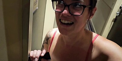 Listening to loud couple fucking in hotel as I rub my clit and finger myself