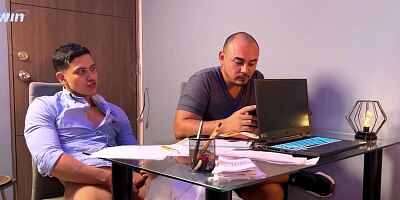 Busty office secretary fucks muscular patient Daniela Gomez & Angel Cruz