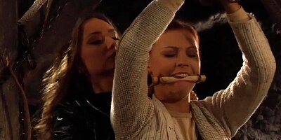 Sexy Lesbian Moaning And Orgasming on A Bed