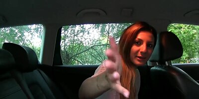 FakeTaxi Smoking Hot Romanian makes my cock look good