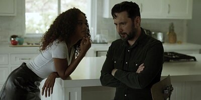 Family Sinners - Beautiful Ebony Girl Offers To Suck Her Step Father's Big Throbbing Cock