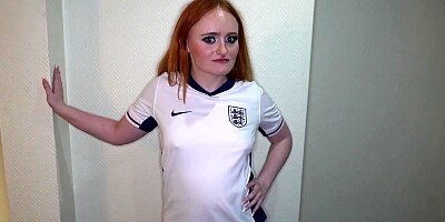 England Supporter Fucked in Anal in Public Hallway for Losing Bet!!