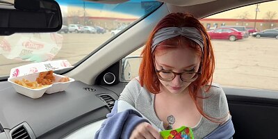 Movie Theater Date With My Nympho Girlfriend - Creampie and Cum on Her Face