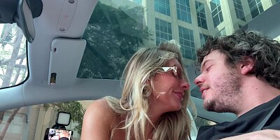 English Slut Bonnie Blue Picked Up And Fucked While Car Drives Itself
