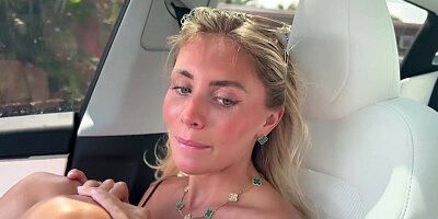 English Slut Bonnie Blue Picked Up And Fucked While Car Drives Itself