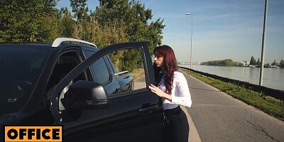 Dirty cop Audrey Reid blows and fucks you in the station