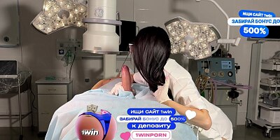 I Think I'm Lying On The Operating Table In The Hospital, But The Nurse Started Jerking Me Off