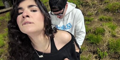 "Don't Get Caught" Public IRAIAN Teen First Date Sneaky Suck & Fuck Creampie