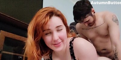 Redhead Girlfriend Makes Him Want to Cum FAST - Autumnbuttons