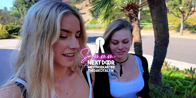 STALKING our new NEIGHBOR we find out he has a HUGE DICK - SammmNextDoor - Dakota Lyn - Vince Karter
