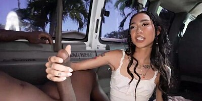BANGBROS - Katie Cai Sucks A Cock As Big As Her Face And Shows How Slutty She Can Get