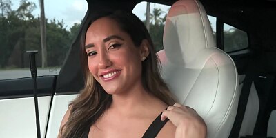 Auto pilot helps with sex on the road with Luke Cooper & Chloe Amour