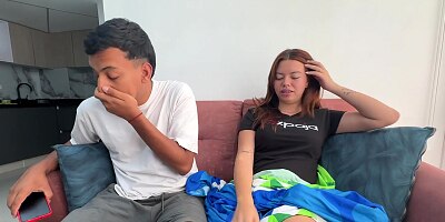 I come home from work and find my sexy Indian stepsister masturbating, it turns me on