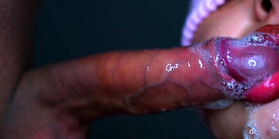ASMR Close Up: MAN Throat Fucks CUTE 18 YEAR TEEN AND CUMS IN HER MOUTH AGAIN