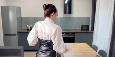 Naughty Agent Shows More Than Just the Property