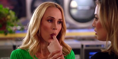 MILFY Sex Ed Coach Sarah teaches couple how to fuck