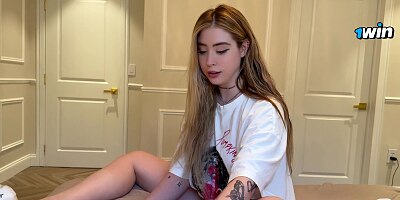 Little StepSister SNEAKS Into My Room... FORGOT TO WEAR PANTIES