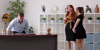 ADULT TIME - Naughty PAWG Penelope Kay Seduces Older Boss For Risky Sneaky Link In The Office!