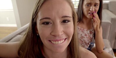 Naughty House Guest Norah Nova Seduces Alex More & Stepbro into a Secret 3some