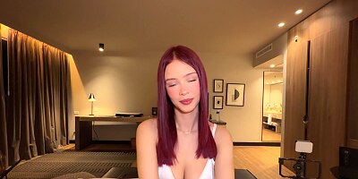 18yo Redhead FIRST Casting Nervous Girl Ends Up Loving Deepthroat!