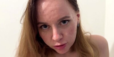 Stepmom Squeezes Cum Out Of My Cock While Dad Is At Work